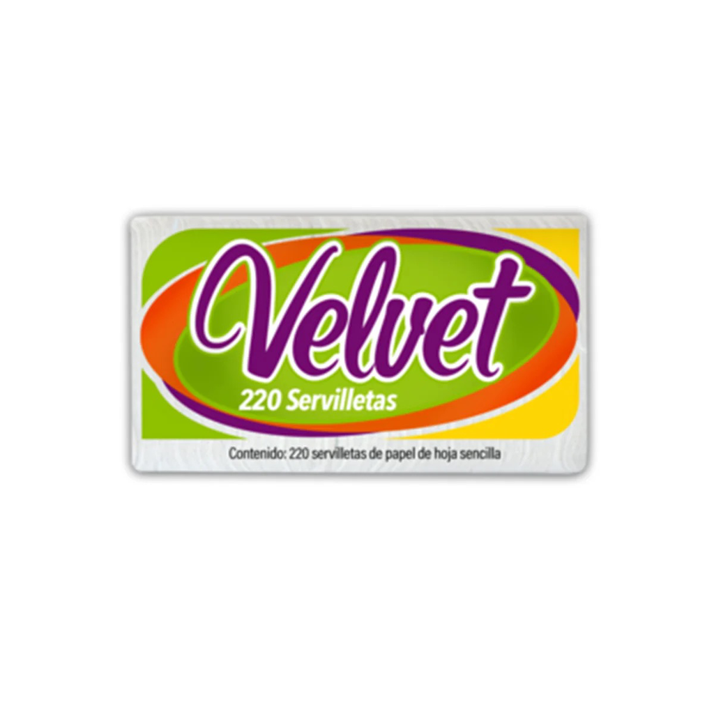 [INT7501050420068] SERVILLETAS VELVET C/220u