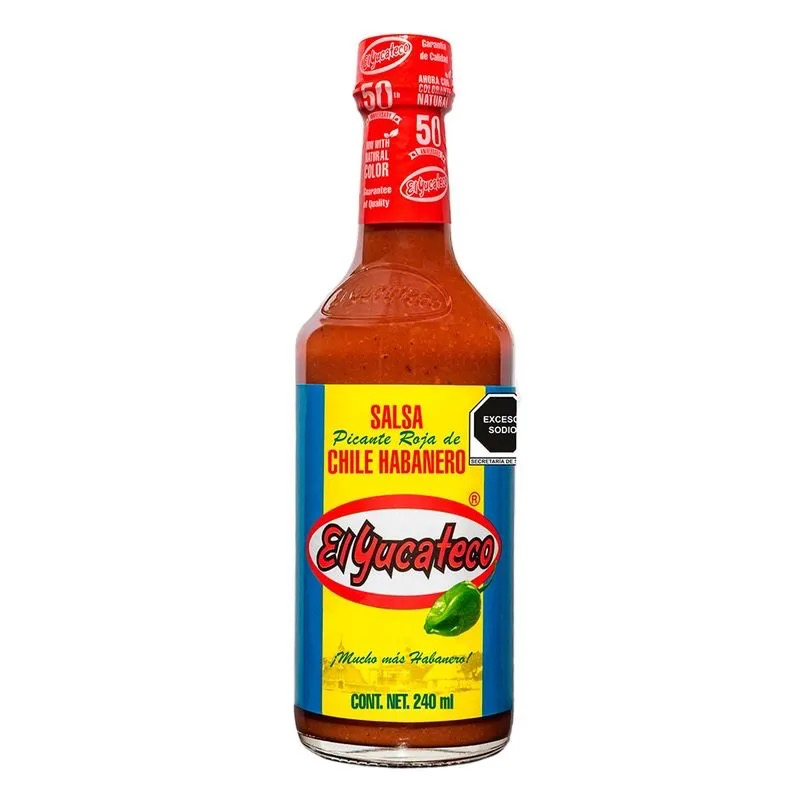 [SAL-0029] SALSA HABANERA YUCATECO ROJA 240ML