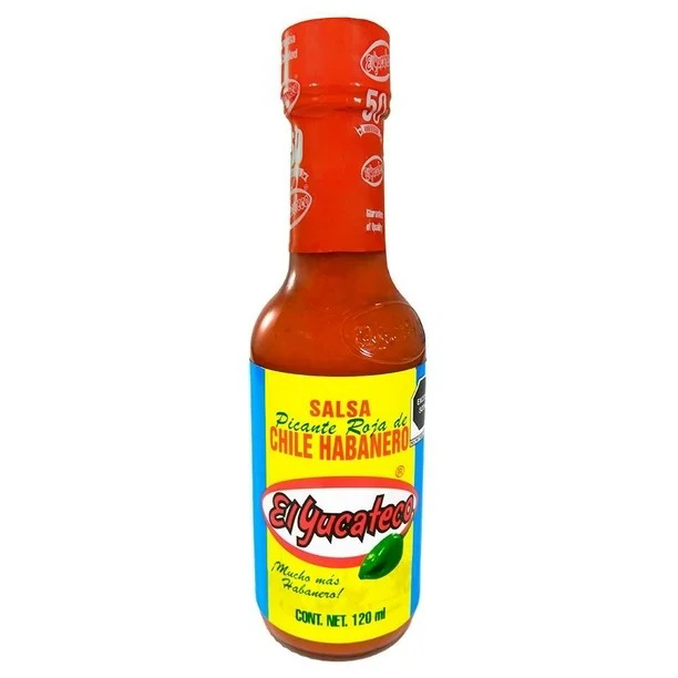SALSA HABANERA YUCATECO ROJA 120ML