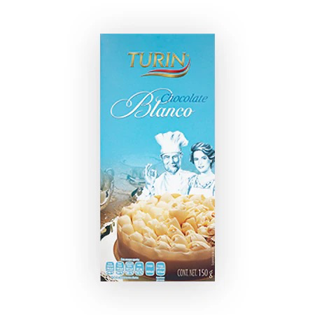 TABLILLA CHOCOLATE  BLANCO TURIN 150G