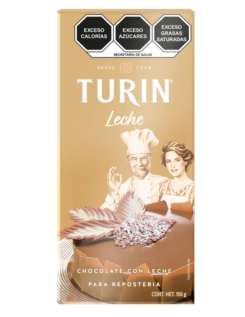 TABLILLA CHOCOLATE TURIN LECHE 150G