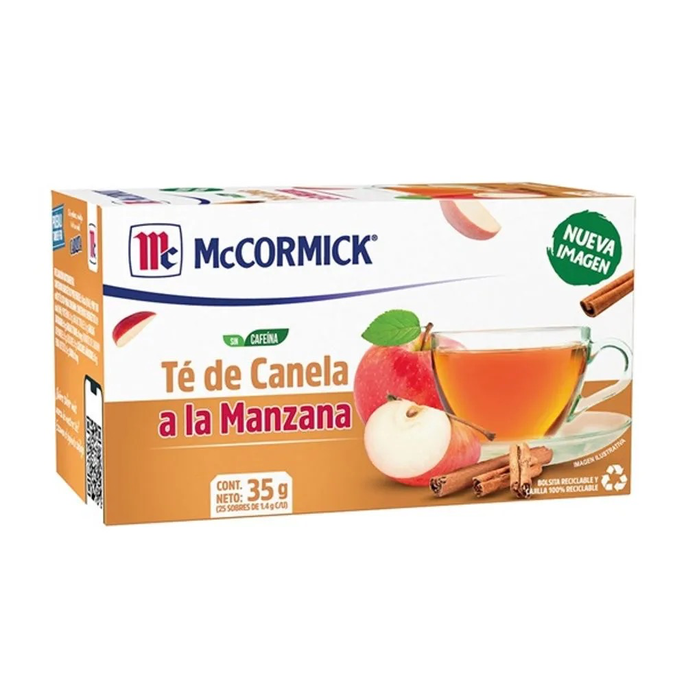 TE DE CANELA A LA MANZANA MCCORMICK C/25u