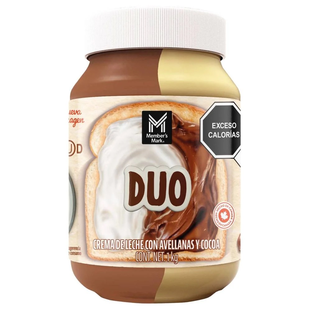 CREMA DE AVELLANAS DUO MEMBERS 1Kg