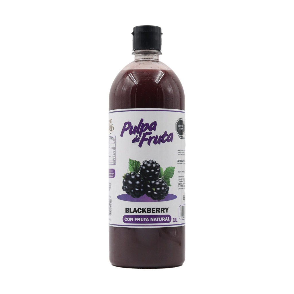 [INT7500463563072] PULPA NATURAL BLACKBERRY (ZARZAMORA) DRAC VALLEY 1LT