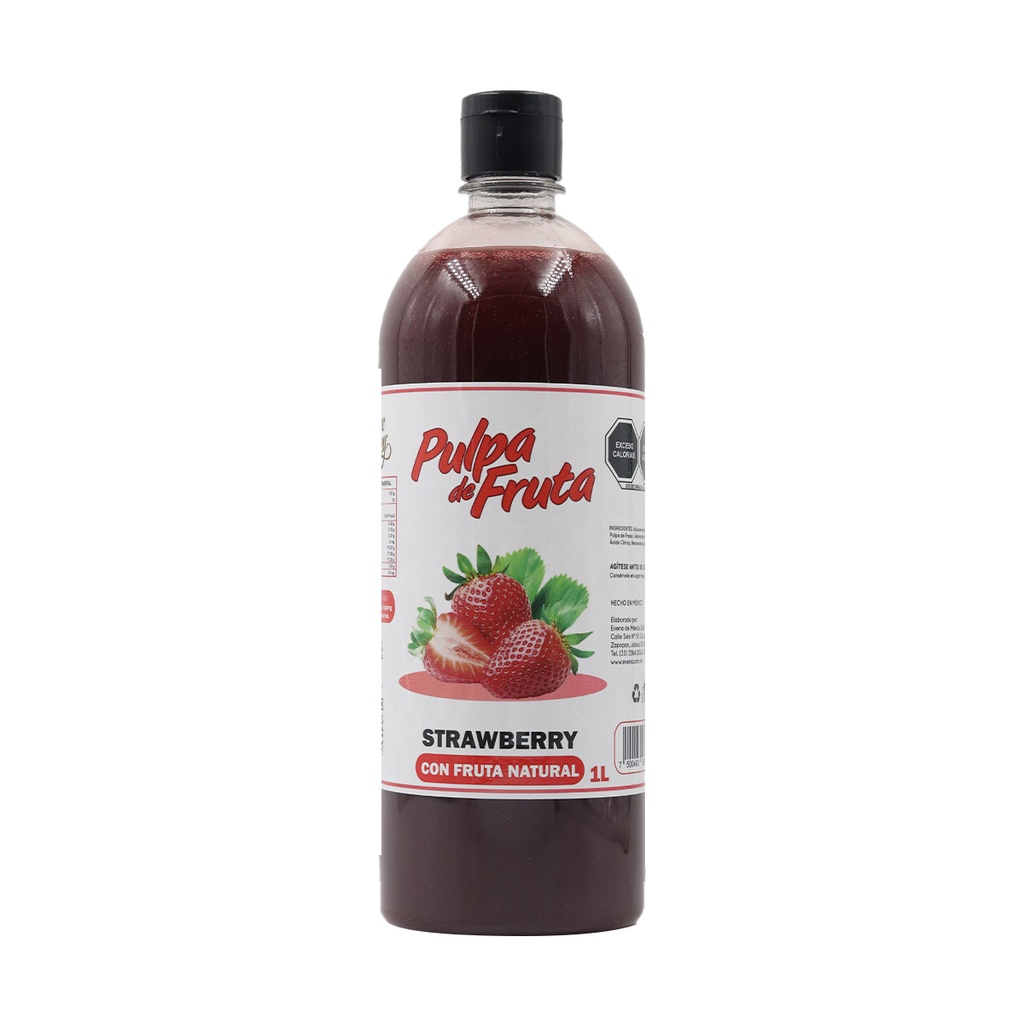 [PUL-0004] PULPA NATURAL FRESA DRAC VALLEY 1LT