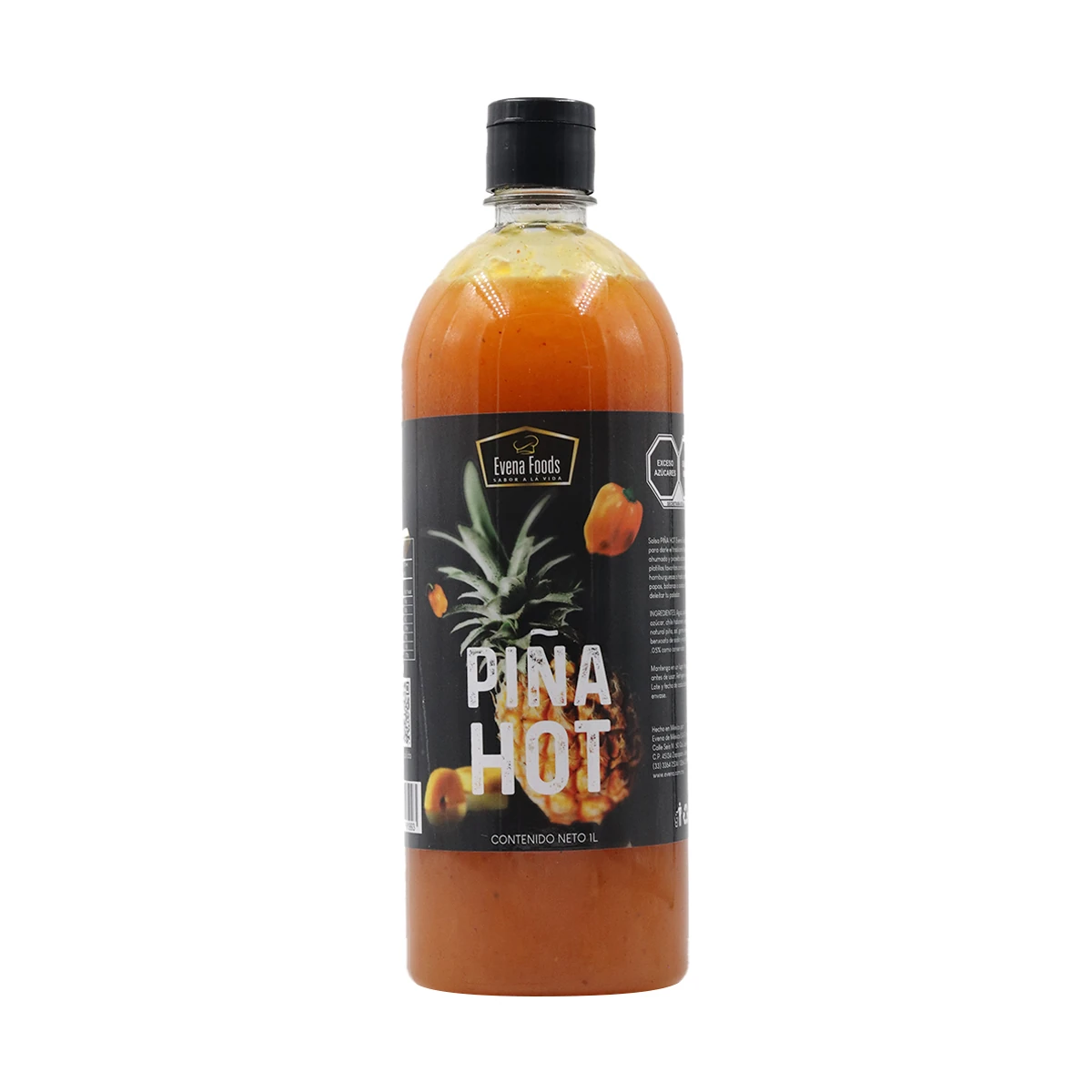 Salsa Piña Hot 1LT Evena Foods