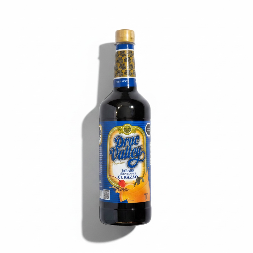 [JECA-0708] JARABE ENDULZANTE CURAZAO AZUL DRAC VALLEY 1LT