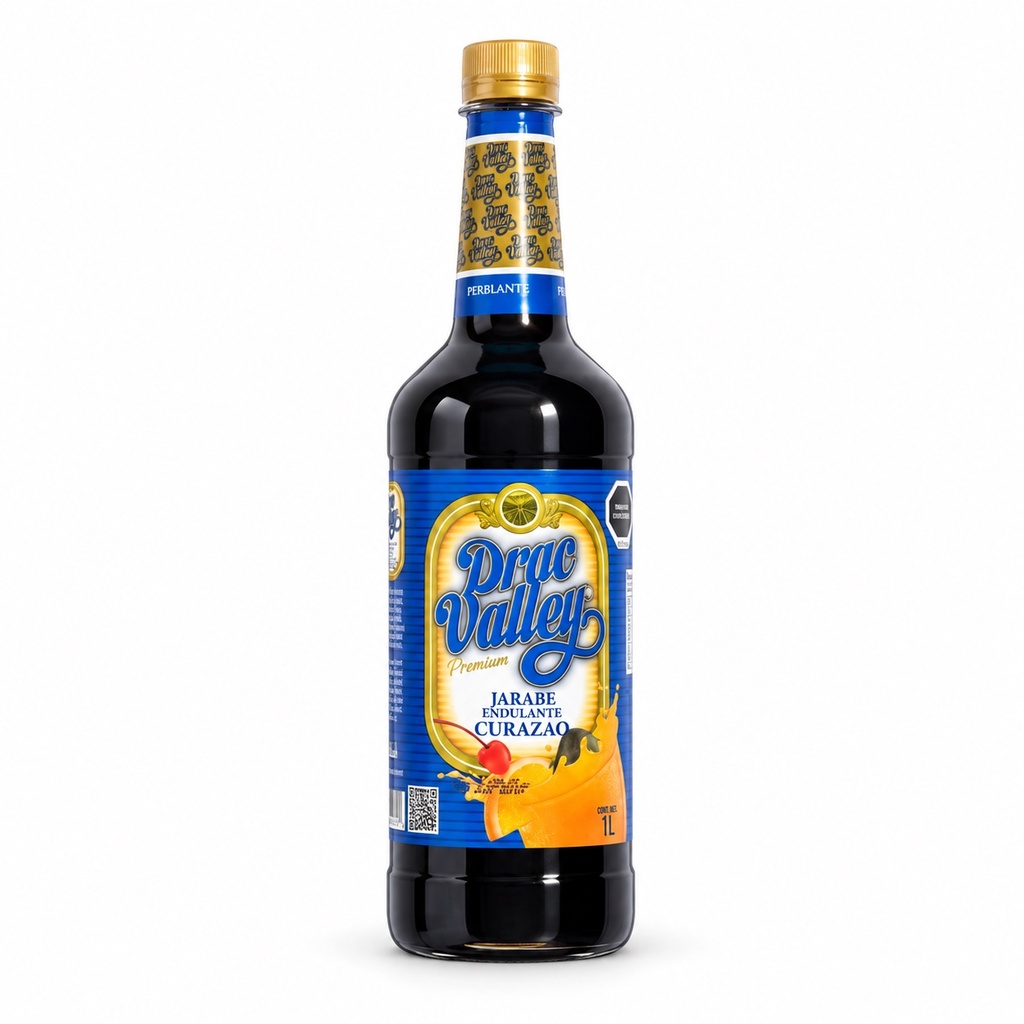 Jarabe Endulzante Curazao Azul Drac Valley 1LT