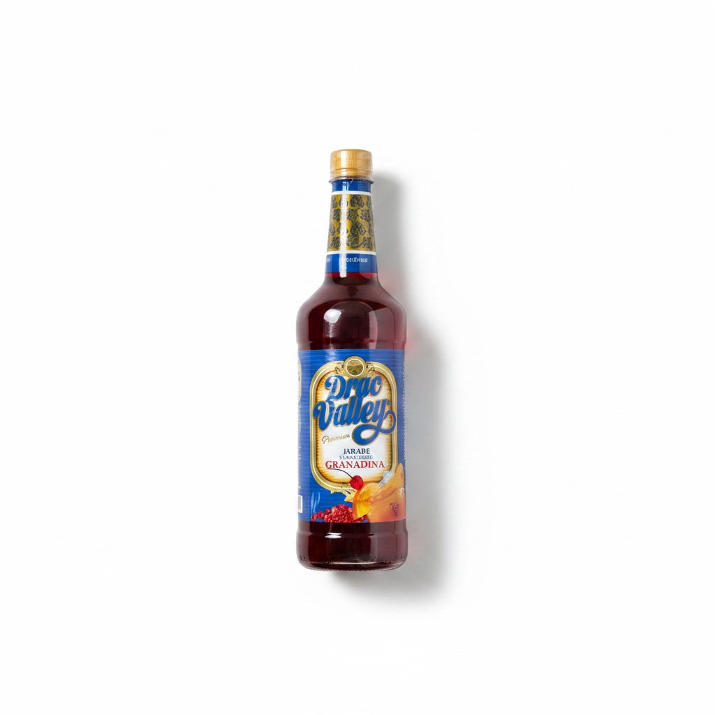 Jarabe Endulzante Granadina Roja Drac Valley 1LT