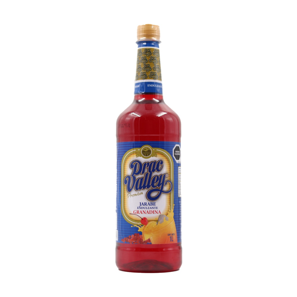 JARABE ENDULZANTE GRANADINA ROJA DRAC VALLEY 1LT