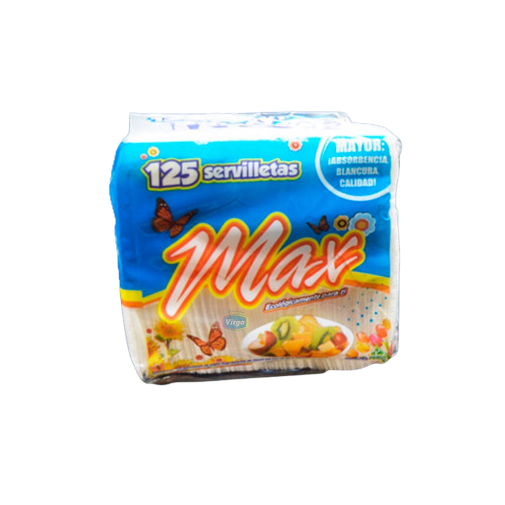 [INT7500326007736] SERVILLETA MAX C/125u