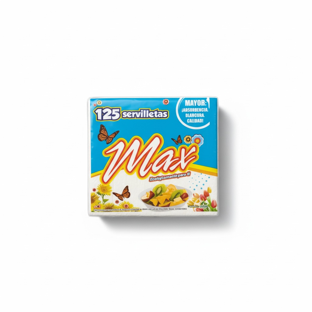 SERVILLETA MAX C/125u