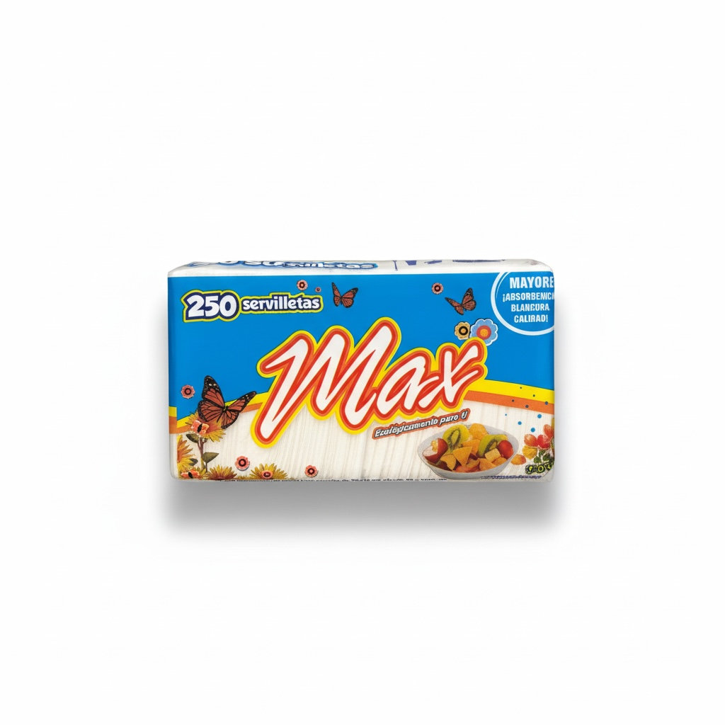 Servilleta Max C/250u