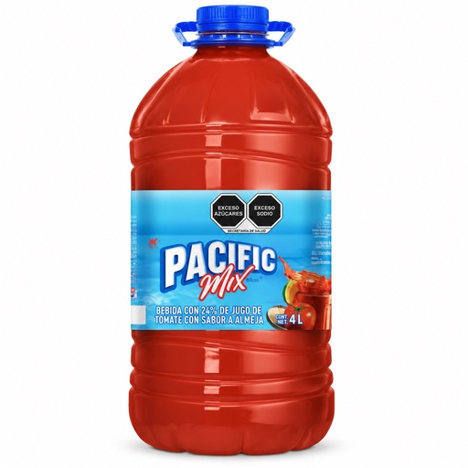 [JDTS-0723] Jugo de Tomate Sabor a Almeja Pacific Mix 4LT