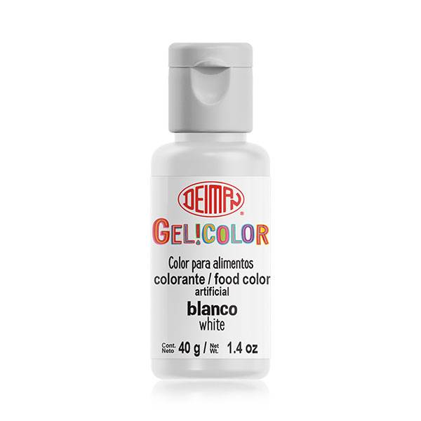 Colorante en Gel Blanco Gelicolor 40GR