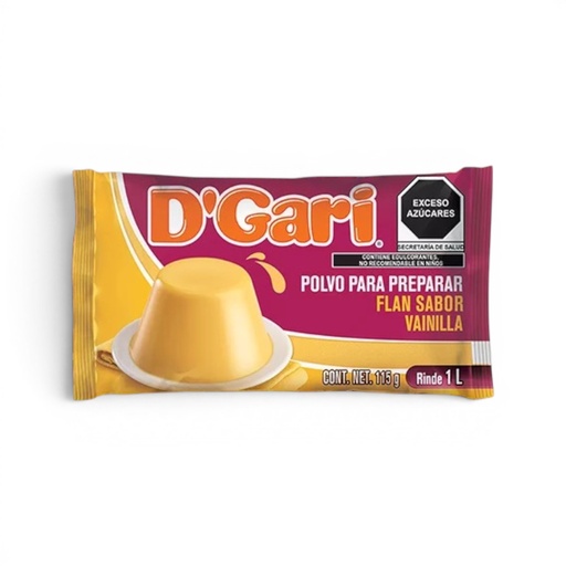 [PPPF-0873] Polvo para Preparar Flan D´gari Vainilla 140gr