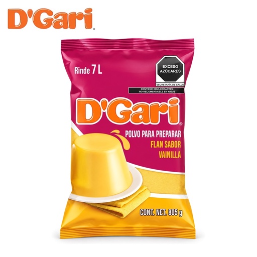 [PPPF-0871] Polvo para Preparar Flan Dgari Vainilla 805GRS