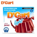 Polvo para Preparar Gelatina D´gari sin Azúcar Sabor Jerez de Agua  20gr