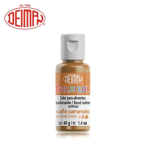 [COL-0005] Colorante en Gel Cafe Caramelo Gelicolor 40GR