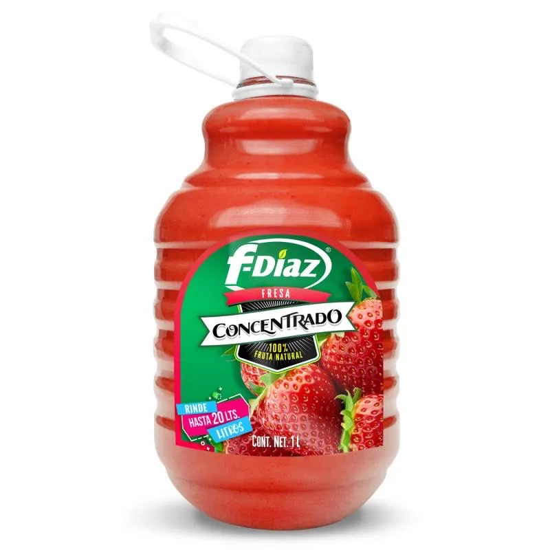 CONCENTRADO F-DIAZ FRESA 1LT