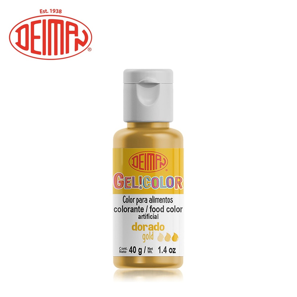 Colorante en Gel Dorado Gelicolor 40GR