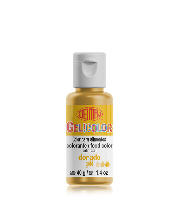 COLORANTE EN GEL DORADO GELICOLOR 40GR