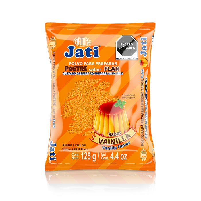 Polvo para Preparar Flan Jati 125GR