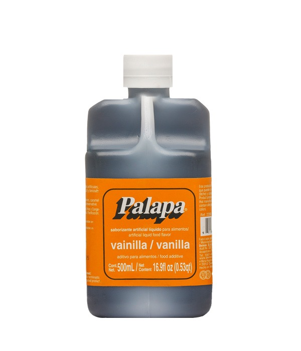 SABORIZANTE ARTIFICIAL VAINILLA PALAPA NARANJA 500ML