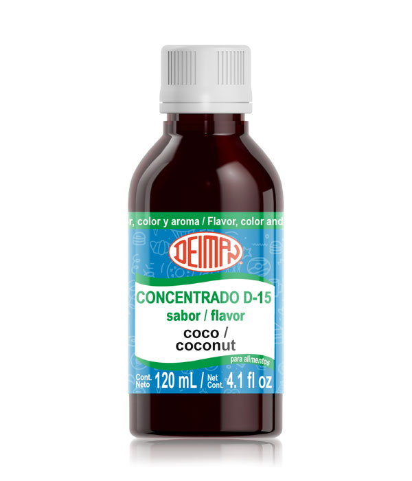 CONCENTRADO DE COCO DEIMAN 120ML  (SABOR, COLOR Y AROMA)