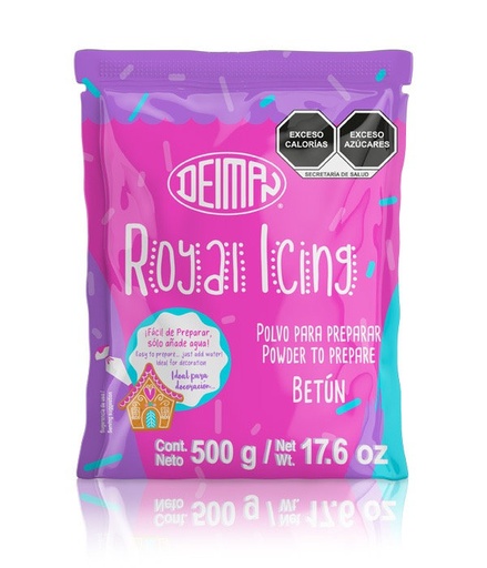 [PPPR-0880] Polvo para Preparar Royal Icing Deiman 500GRS