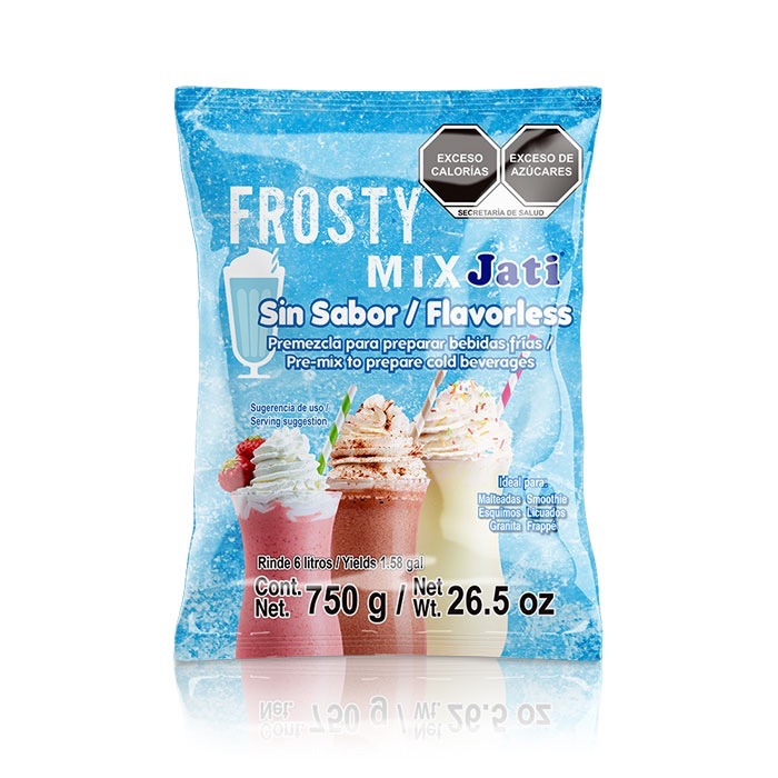 [BPFF-0241] BASE PARA FRAPPÉ FFROSTY MIX NATURAL (SIN SABOR) JATI 750GR