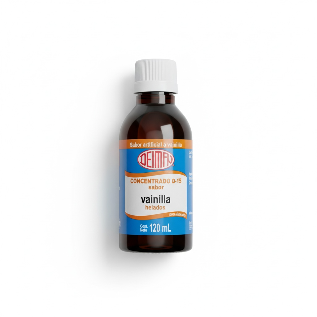 [SAB-0008] SABORIZANTE VAINILLA HELADOS D15 DEIMAN 120ML