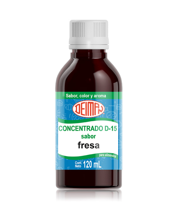 CONCENTRADO DEIMAN FRESA 120ML  (SABOR, COLOR Y AROMA)