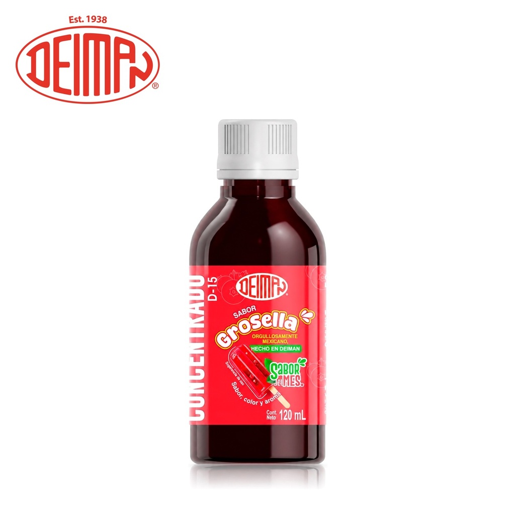 Concentrado Grosella Deiman 120ML (Sabor, Color y Aroma)