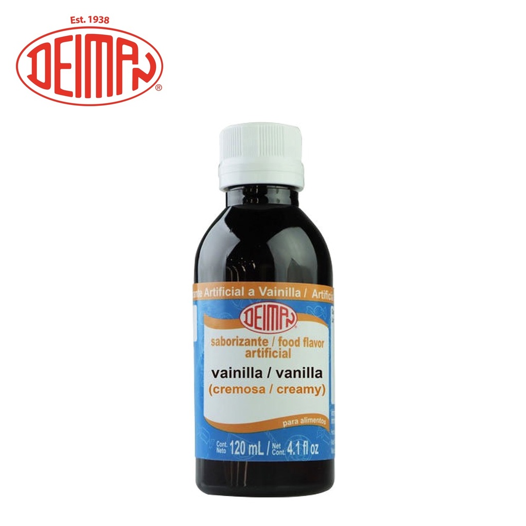 Concentrado Vainilla Cremosa Deiman 120ML (Sabor, Color y Aroma)