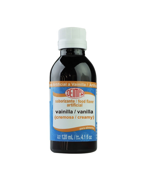 CONCENTRADO VAINILLA CREMOSA DEIMAN 120ML (SABOR, COLOR Y AROMA)