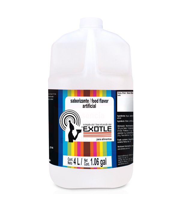 VAINILLA EXOTLE ROJA 4LT (SIN COLOR)