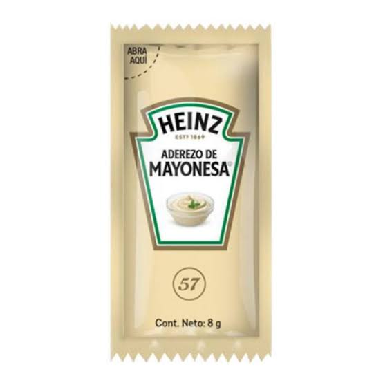 ADEREZO MAYONESA PORCIÓN CAJA CON 200u HEINZ