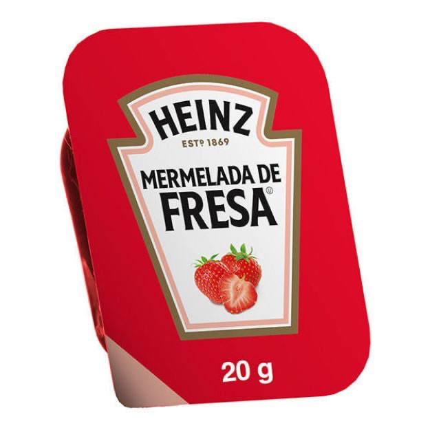 MERMELADA DE FRESA PORCION CAJA CON 120u HEINZ