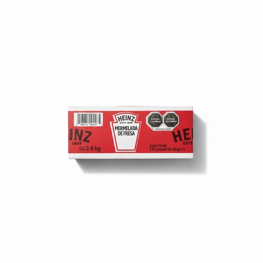 [MDFP-0762] Mermelada de Fresa Porcion Caja con 120u Heinz