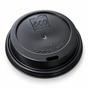 Tapa Negra 12oz (LC12) Capuchino para Vaso de Papel Ecovaso C/50u