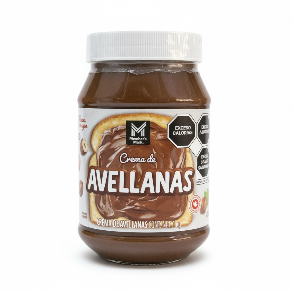 [INT078742196725] CREMA DE AVELLANAS MEMBERS 1Kg