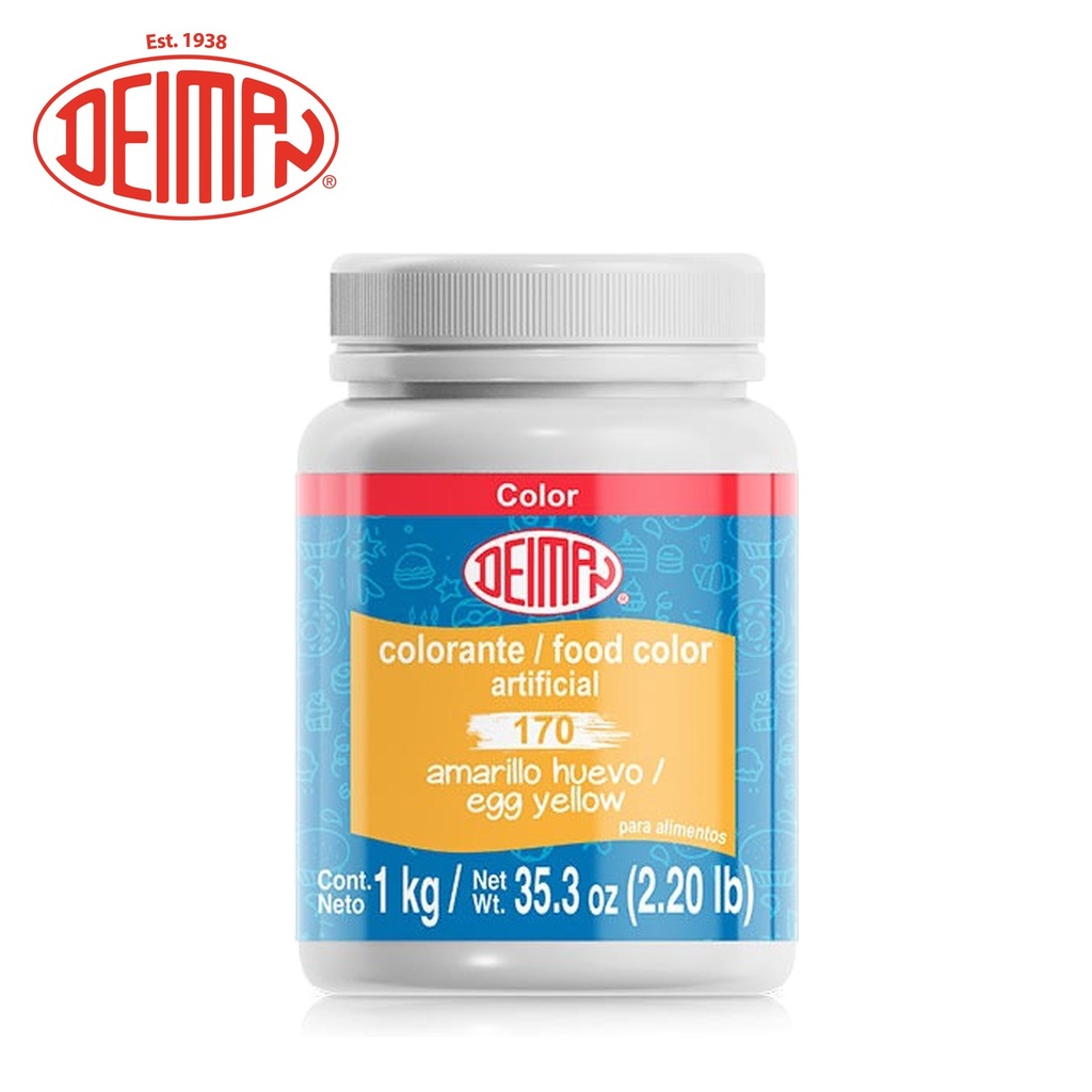 Colorante en Polvo Deiman 170 Amarillo Huevo 1KG