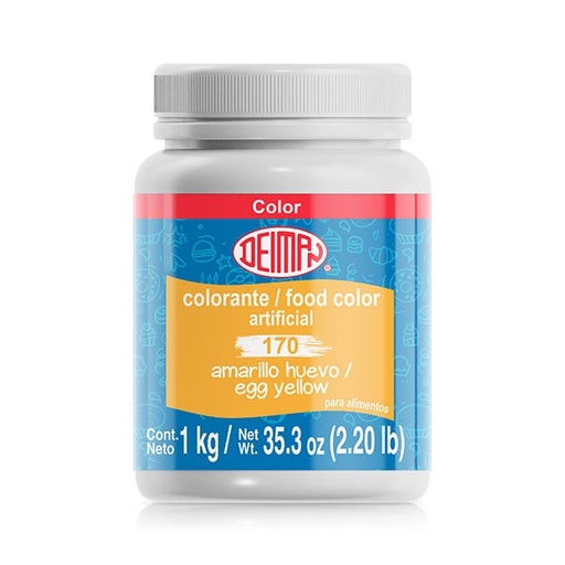 [COL-0015] Colorante en Polvo Deiman 170 Amarillo Huevo 1KG