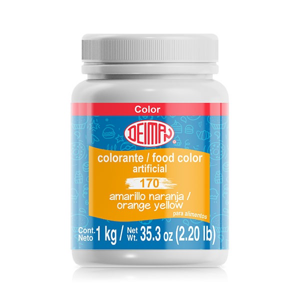 [INT0614143306280] COLORANTE EN POLVO DEIMAN 170 AMARILLO NARANJA 1KG