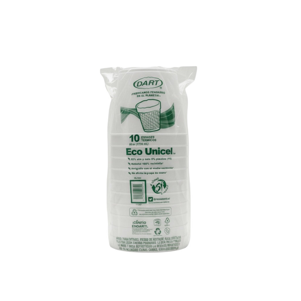 Envase Térmico 60oz (60JY60) Unicel Dart 10u