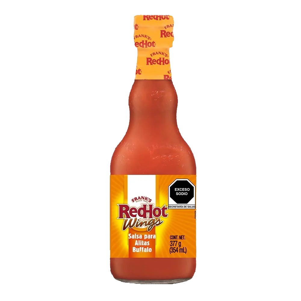 SALSA PARA ALITAS REDHOT FRANKS 354ML