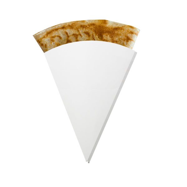 [CDCP-0374] CONO DE CARTÓN PARA CREPAS 50u