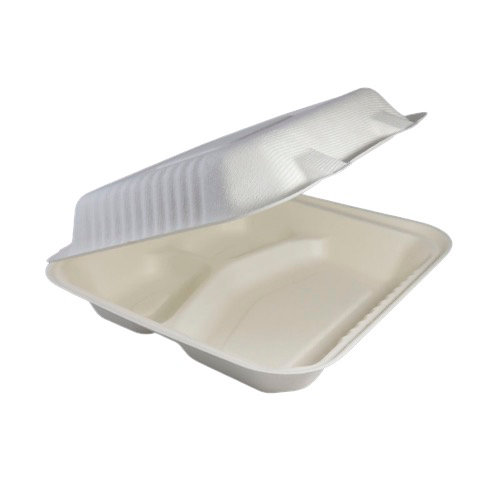 [CC9D-0394] Contenedor Compostable 9X9 División Inix
