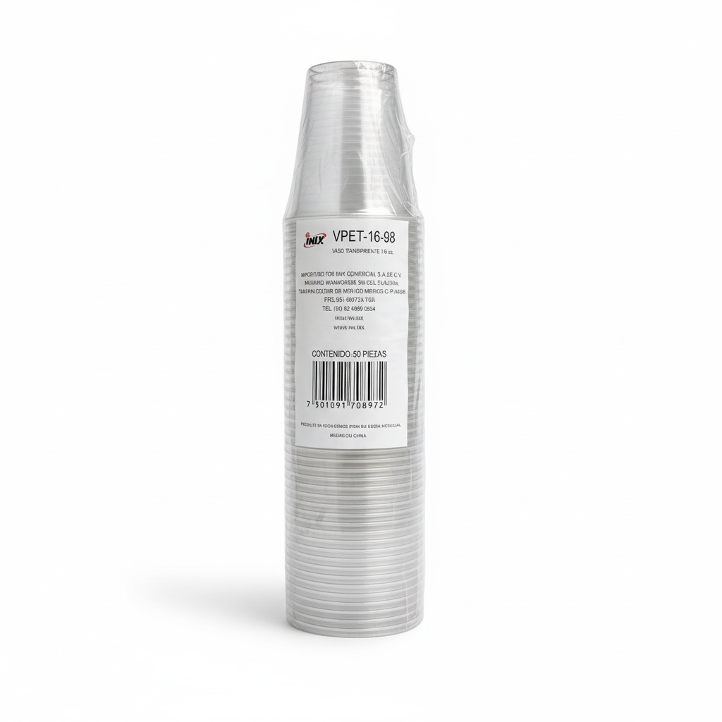 [VPF1-1137] VASO PET FRAPPÉ 16oz (V-PET-16-98)INIX C/50u